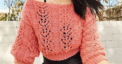 Receita De Trico Blusa Feminina - Blusa Acerola de Tricô Feminina | Receita Fácil com Ponto Vazado e ...