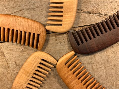 Handmade Wood Comb WIDE TOOTH - Etsy