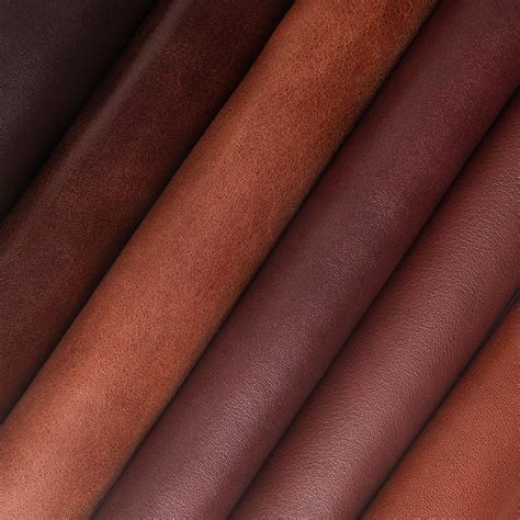 ITALIAN BROWN COLOR Leather Sheets Cognac Color Leather - Etsy