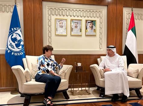 cbuae governor imf managing director explore areas  cooperation