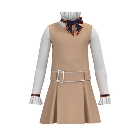 ZUITEH Wednesday Dress for Kids Girls, Addams Family Cosplay Outfit
