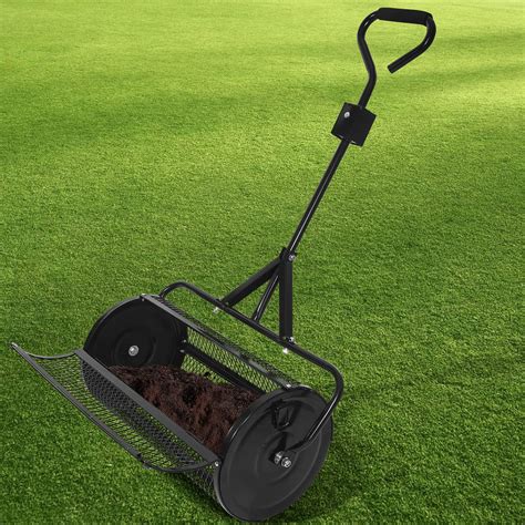 Buy Garden 24" Compost Spreader Peat Moss Spreader with T Shaped Handle