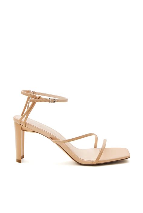 The Cyrus Nude | Nude Strappy Heel | Nakedvice