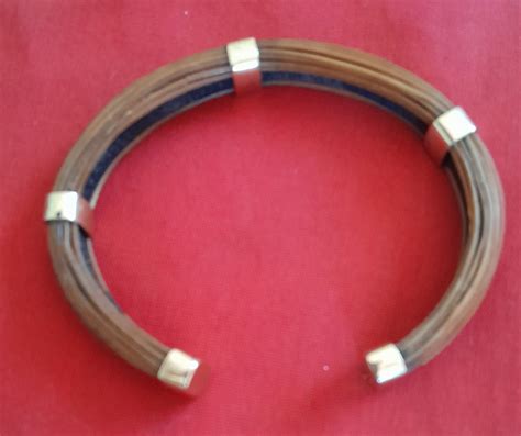 FCGW1 14ct Gold And White Elephant Hair Bracelet – Just Elephant