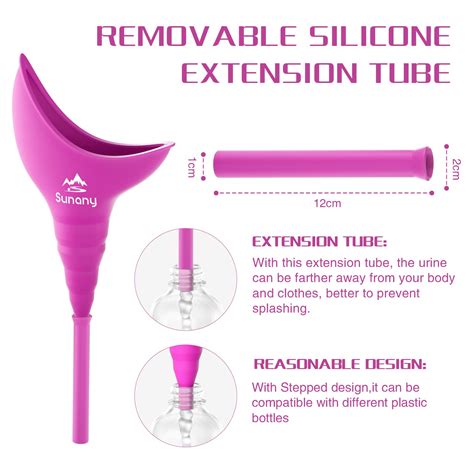 Snapklik.com : Female Urination Device, Female Urinal Silicone Funnel
