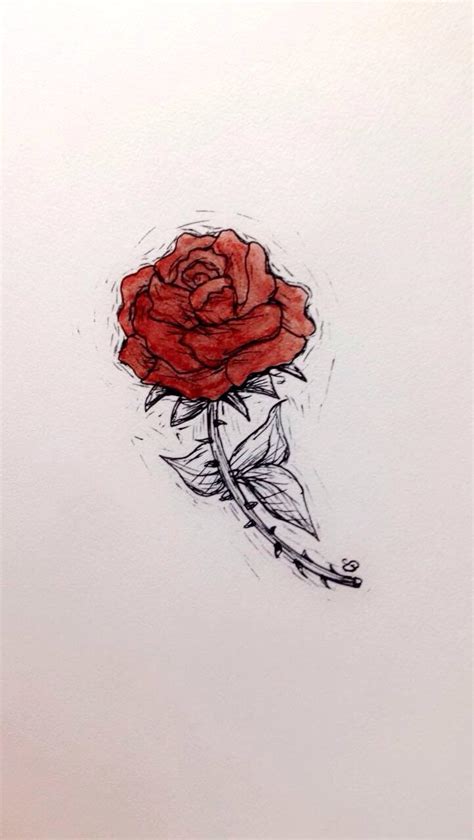 Bloody Rose Drawing at PaintingValley.com | Explore collection of ...