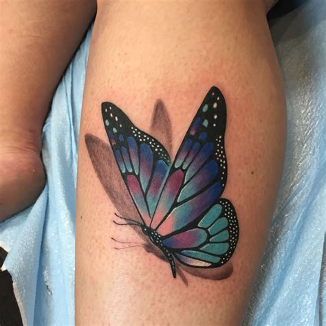 Realistic 3d Butterfly Tattoos