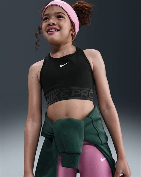 Nike Pro Swoosh Older Kids' (Girls') Sports Bra. Nike VN