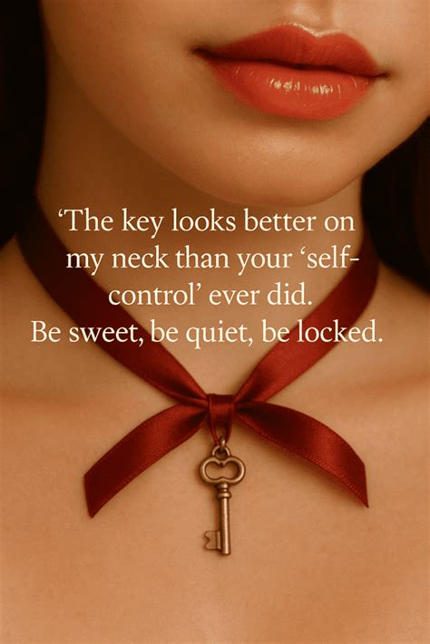 Chastity Humiliation Captions – Visuals + degrading quotes
