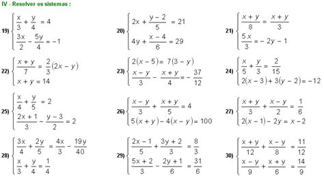 Sistemas Equações Do 1 Grau - Ensino de Matemática : Sistemas de Equações do 1º Grau