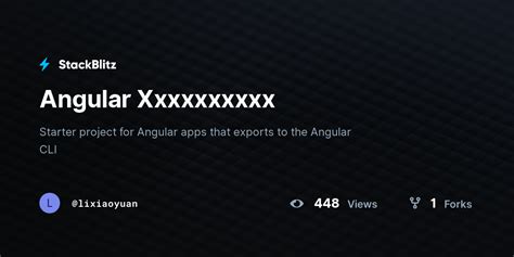 angular xxxxxxxxxx stackblitz