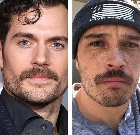 Is everyone’s goal Henry Cavill? (First try at my stache) : r/Moustache