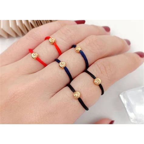 jual gelang tali  cincin tali emaskadar karat indonesiashopee