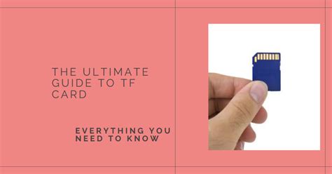 The Ultimate Guide to TF Card - Everything You Need to Know