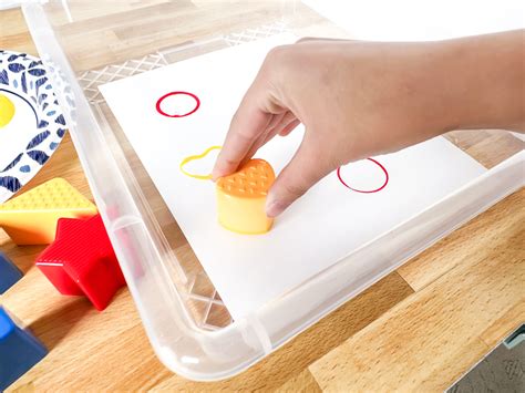 Preschool Shape Art Activity - Little Bins for Little Hands