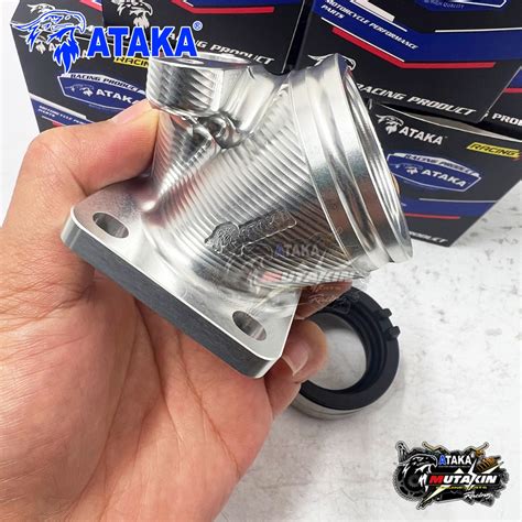 jual ataka racing intake manipol tb mx king   cnc