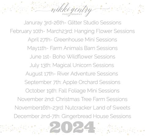 2024 mini sessions are going to... - Nikki Gentry Photography | Facebook