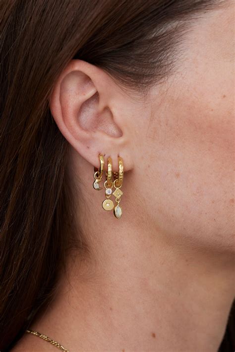 Lexi Gold Moonstone Charm – ToniMay