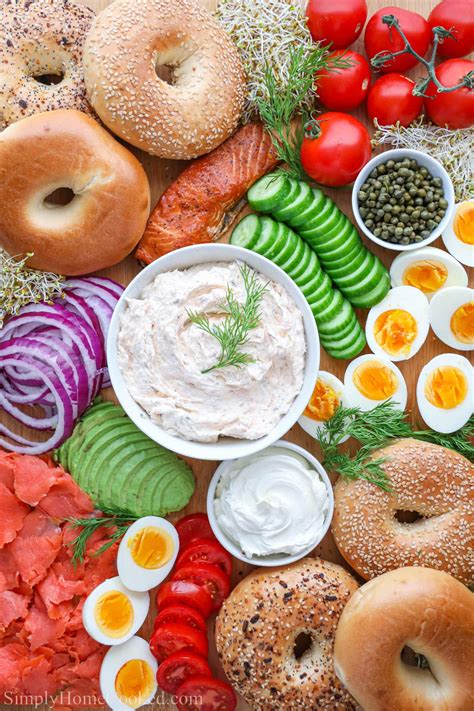 Plank of Bagels - feastfulcuisine.com