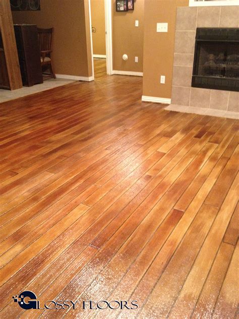 Stained Concrete Floors Cost Vs Hardwood - Flooring Designs