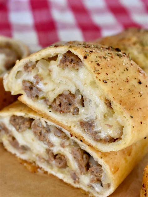 Italian Sausage Bread (Stuffed with Sausage & Cheese) - This Delicious