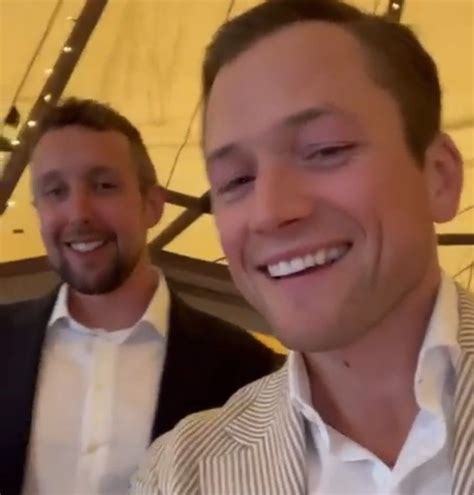 pin  stav blum  taron egerton   friends taron egerton