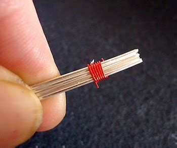 wire wrapping making  wire bundles  wire wrapping