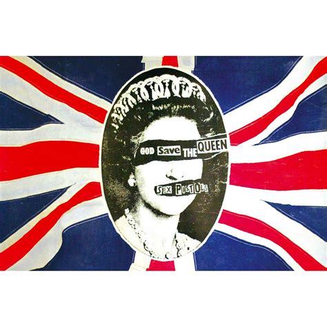 The Sex Pistols Textile Poster: God Save The Queen by The Sex Pistols