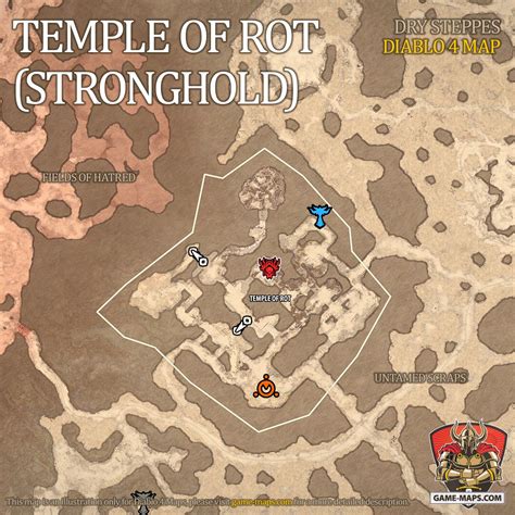 temple  rot stronghold map  diablo