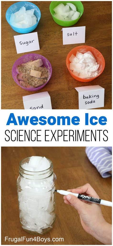 Melting Ice Science Experiments {Fun!} - Frugal Fun For Boys and Girls