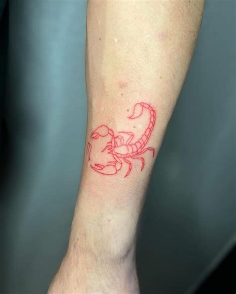 stinging elegant scorpion tattoo ideas   fearless
