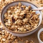 Granola with Flax Seed - Beaming Baker