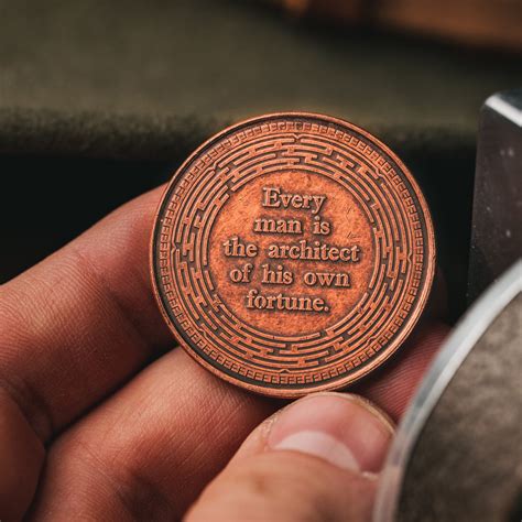 Audentes Fortuna Iuvat Coin – EDC Reminder Coins