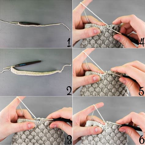 topflappen mit noppen haekeln  vara kreativa