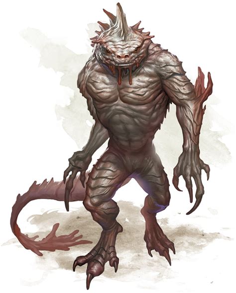 Troglodyte » Monster Stat Block - DnD 5e