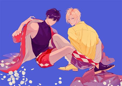 Banana Fish HD Wallpaper: Eiji Okumura & Ash Lynx