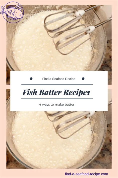 Fish Batter Recipes