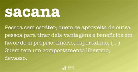 O Que Significa Sacana