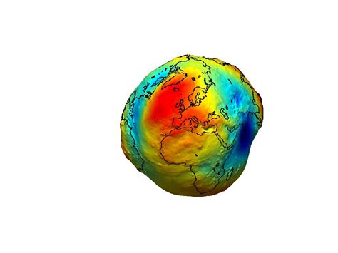 ESA - The Earth's gravity field (geoid)