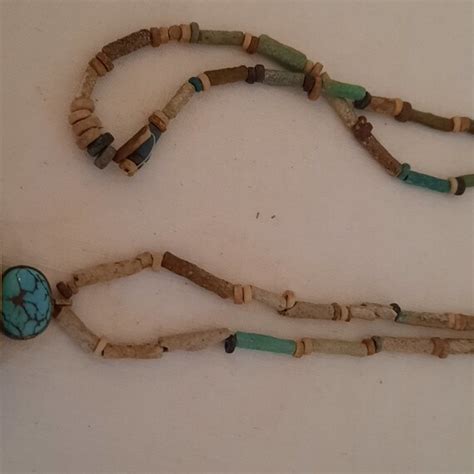 Beautiful Ancient Artifacts Necklace, carved stones, … - Gem