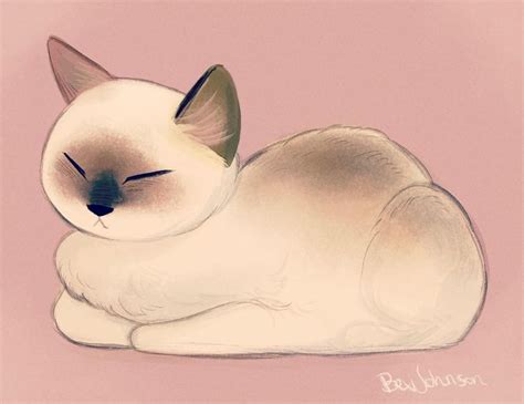 cat drawing loaf  bev johnson cute cat loaf pose   draw