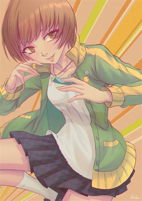 Chie Satonaka Persona 4 by LeoFoxArt on DeviantArt