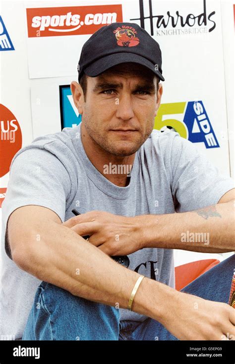 footballer turned actor vinnie jones high resolution stock photography