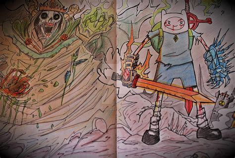 Finn vs Lich by Shdowzombie on DeviantArt