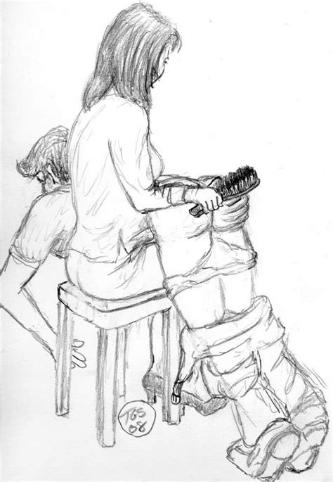 Spanking Drawings Churchward George Handprints Lap Spank Jackson