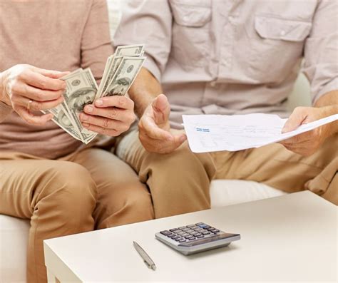 important conversation  discussing finances matters
