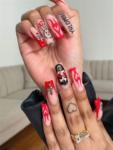 Bad Bunny Nails