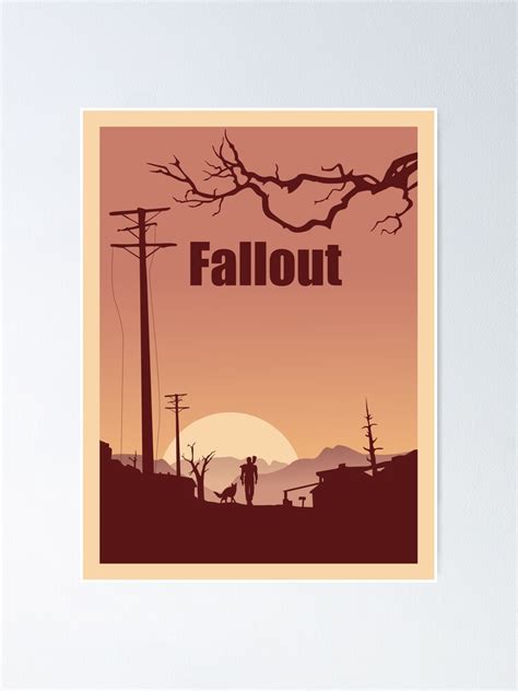 "Fallout - Minimalist Travel Style - Video Game Art" Poster for Sale by ...