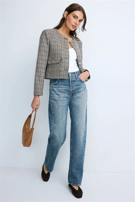 medium wash pierced barrel jeans  madewell rent  runway