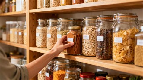 optimisez votre espace avec  garde manger bien range